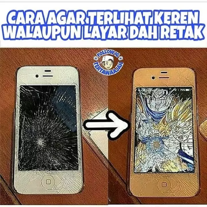 ide kreatif gadget rusak © 2020 instagram.com