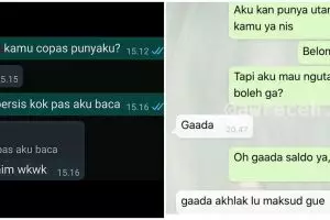 10 Chat lucu punya teman iseng ini bikin senyum kesal