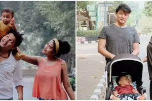 Lama tak muncul, ini 10 potret harmonis Dirly Idol & keluarga kecilnya