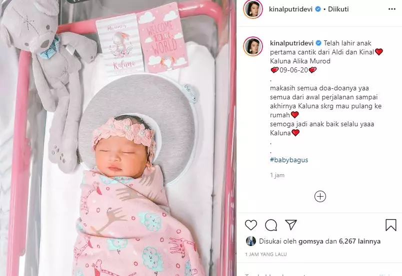 Kinal eks JKT48 melahirkan © 2020 brilio.net