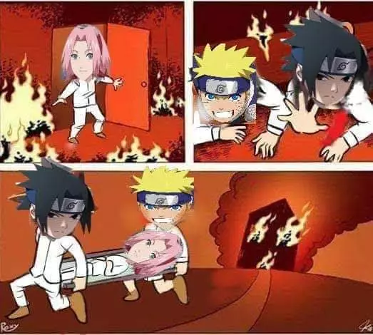 Meme Sakura jadi beban Berbagai sumber