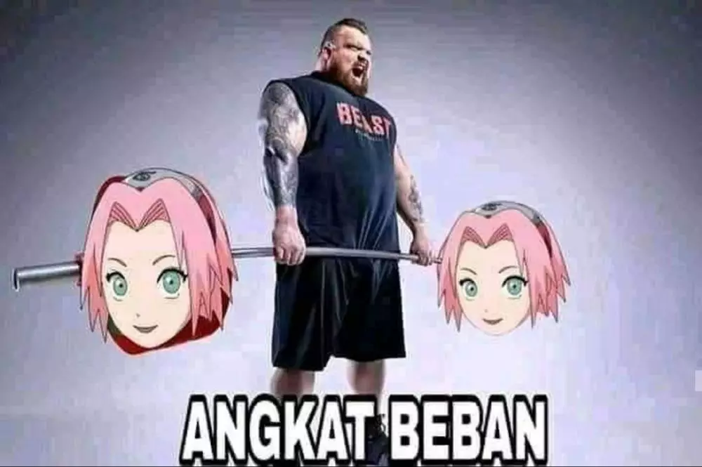 Meme Sakura jadi beban Berbagai sumber
