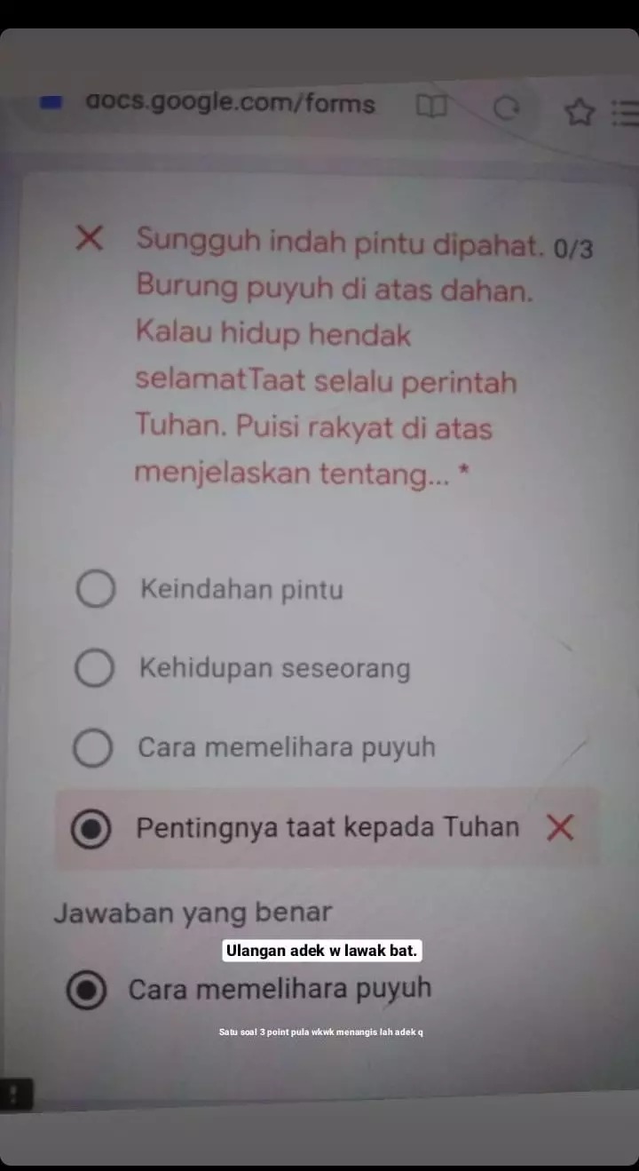 soal ujian online sekolah © 2020 brilio.net