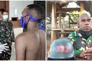 7 Potret Dwi Cahyono, anggota TNI asli Papua yang viral