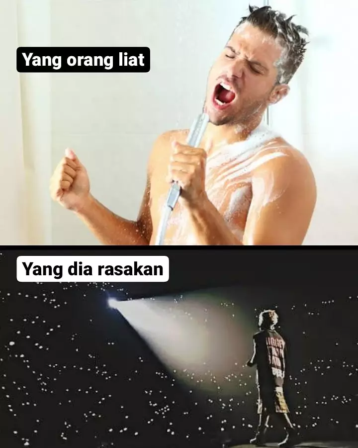 Meme dilihat vs dirasakan Berbagai sumber