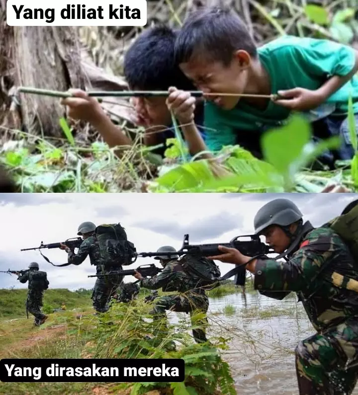 Meme dilihat vs dirasakan Berbagai sumber