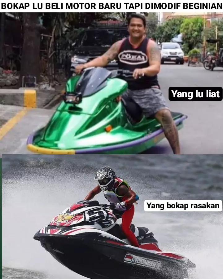 Meme dilihat vs dirasakan Berbagai sumber
