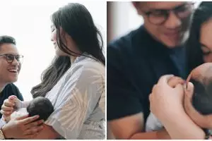 7 Potret kamar bayi Arief Muhammad, serba putih dengan ornamen jerapah