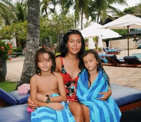 potret masa kecil megan domani dan bryan domani instagram