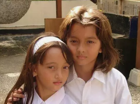 potret masa kecil megan domani dan bryan domani instagram