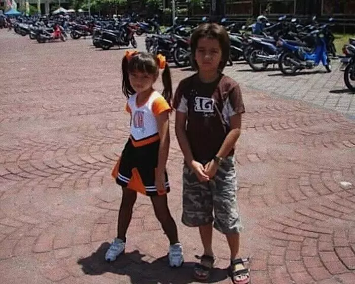 potret masa kecil megan domani dan bryan domani instagram