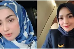 Unggah foto dan caption puitis, paras Imel disebut mirip Zaskia Gotik