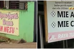 9 Nama warung makan menu ayam ini nyelenehnya bikin tepuk jidat