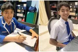 7 Potret Betrand Peto ujian sekolah di rumah, penuh perjuangan