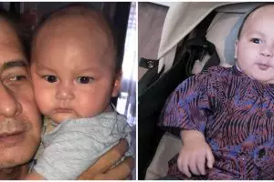 6 Potret ayah Paula momong Kiano, wajah bak pinang dibelah dua