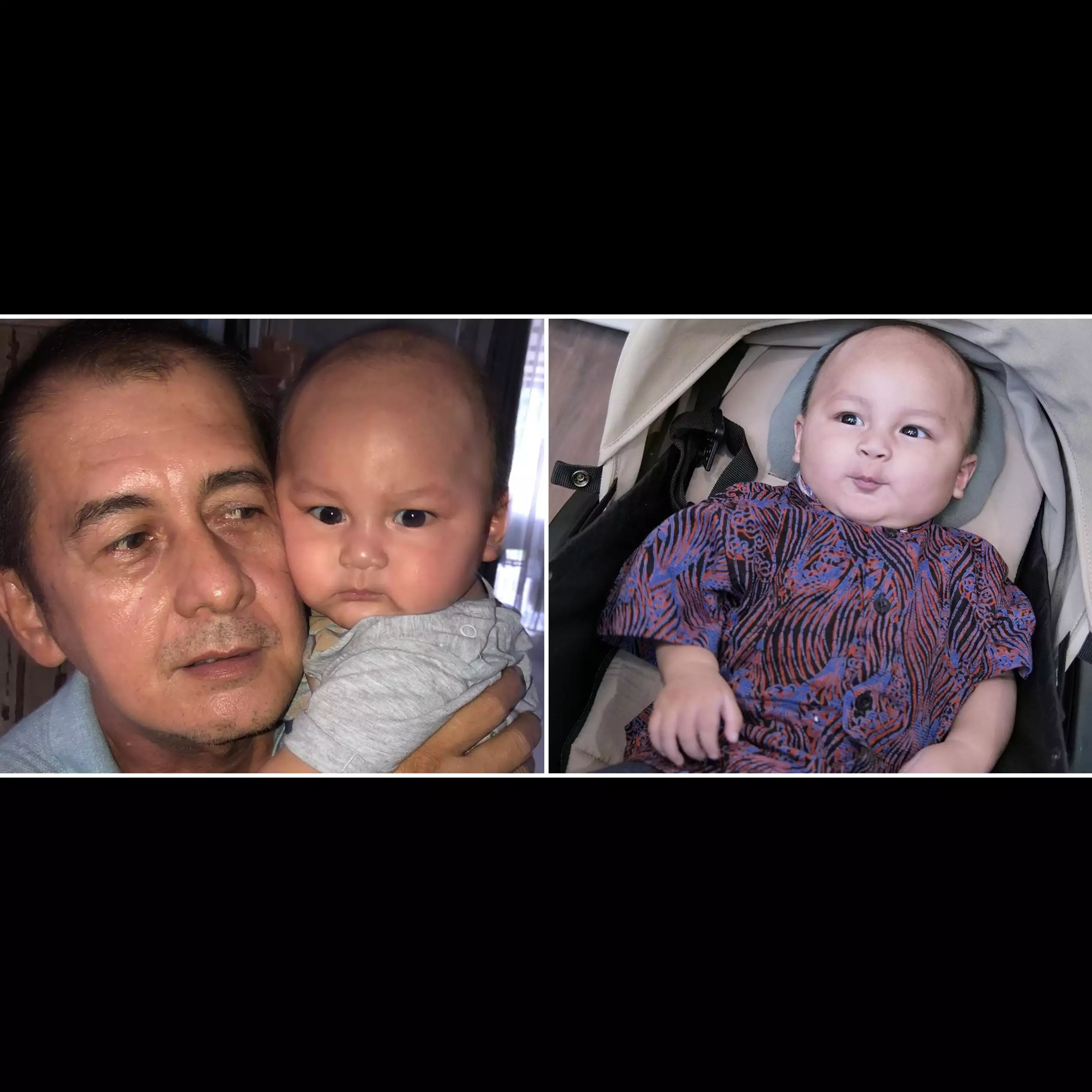 6 Potret ayah Paula momong Kiano, wajah bak pinang dibelah dua