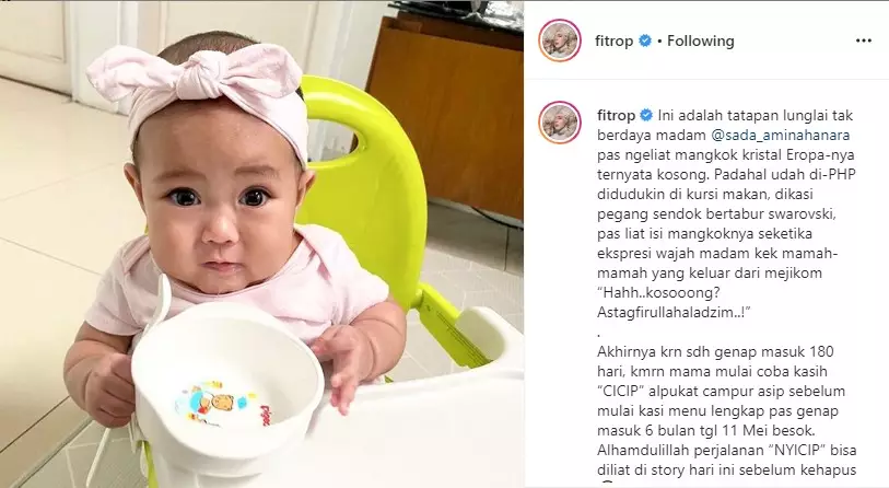 Caption Fitri Tropica © 2020 brilio.net Caption Fitri Tropica © 2020 brilio.net