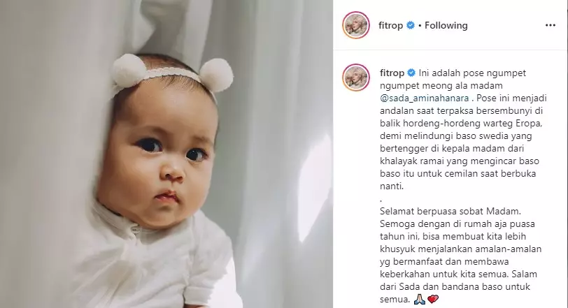 Caption Fitri Tropica © 2020 brilio.net Caption Fitri Tropica © 2020 brilio.net