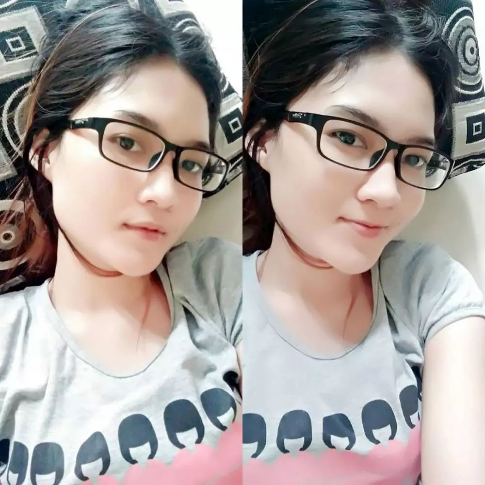 Nella Kharisma muka bantal instagram