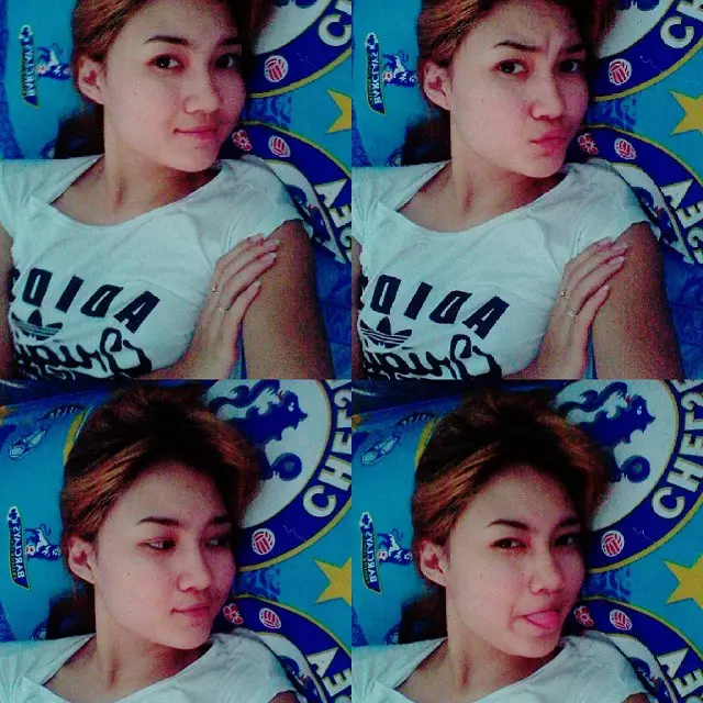 Nella Kharisma muka bantal instagram