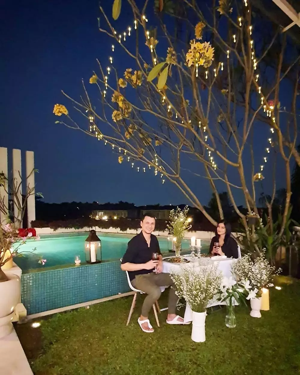 dinner romantis Titi Kamal    © 2020 brilio.net