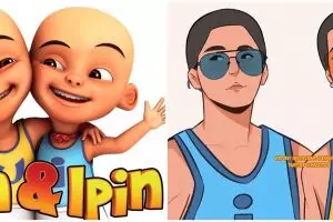 Ilustrasi 9 tokoh kartun Upin & Ipin jadi dewasa, manglingi