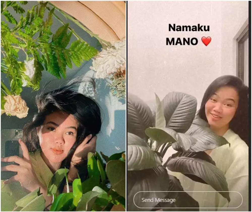 Yura Yunita lakukan mirror selfie bersama tanaman © 2020 brilio.net