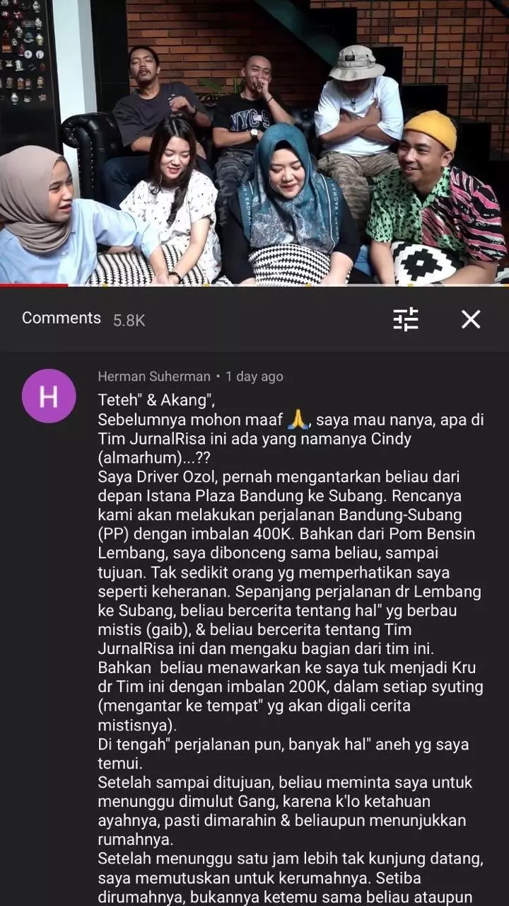 Herman pengantar hantu Cindy © 2020 brilio.net