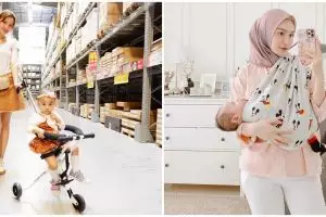 Momen 6 mantan member JKT 48 momong anak, bikin gagal fokus