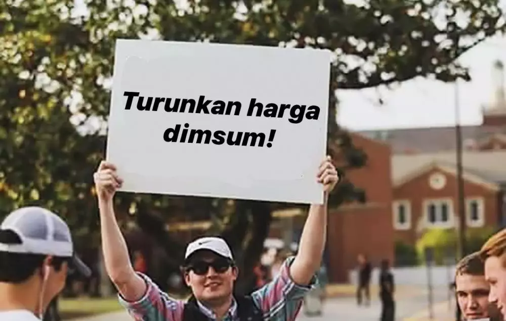 meme demo harga makanan  Berbagai sumber