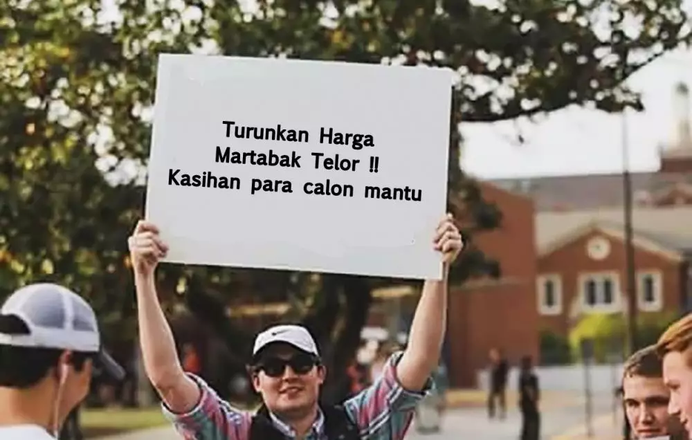 meme demo harga makanan  Berbagai sumber