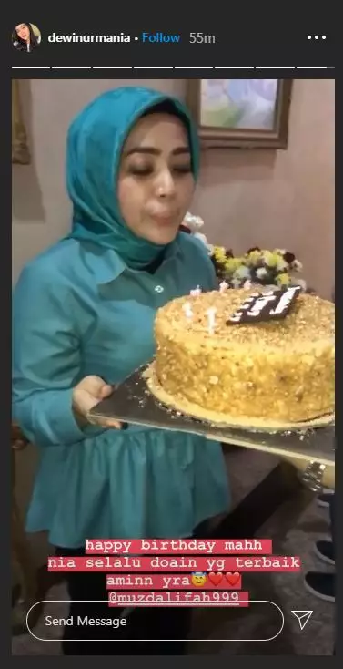 Momen ultah Muzdalifah  Instagram Momen ultah Muzdalifah  Instagram