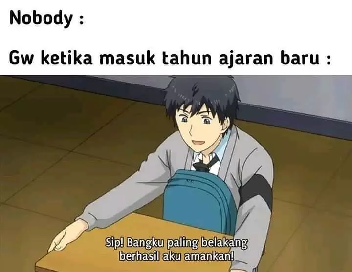 meme lucu tipe murid sekolah © 2020 instagram.com