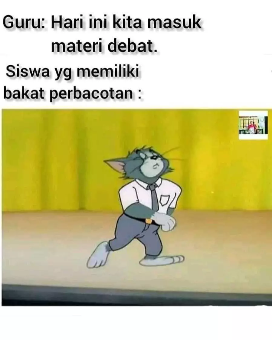 meme lucu tipe murid sekolah © 2020 instagram.com
