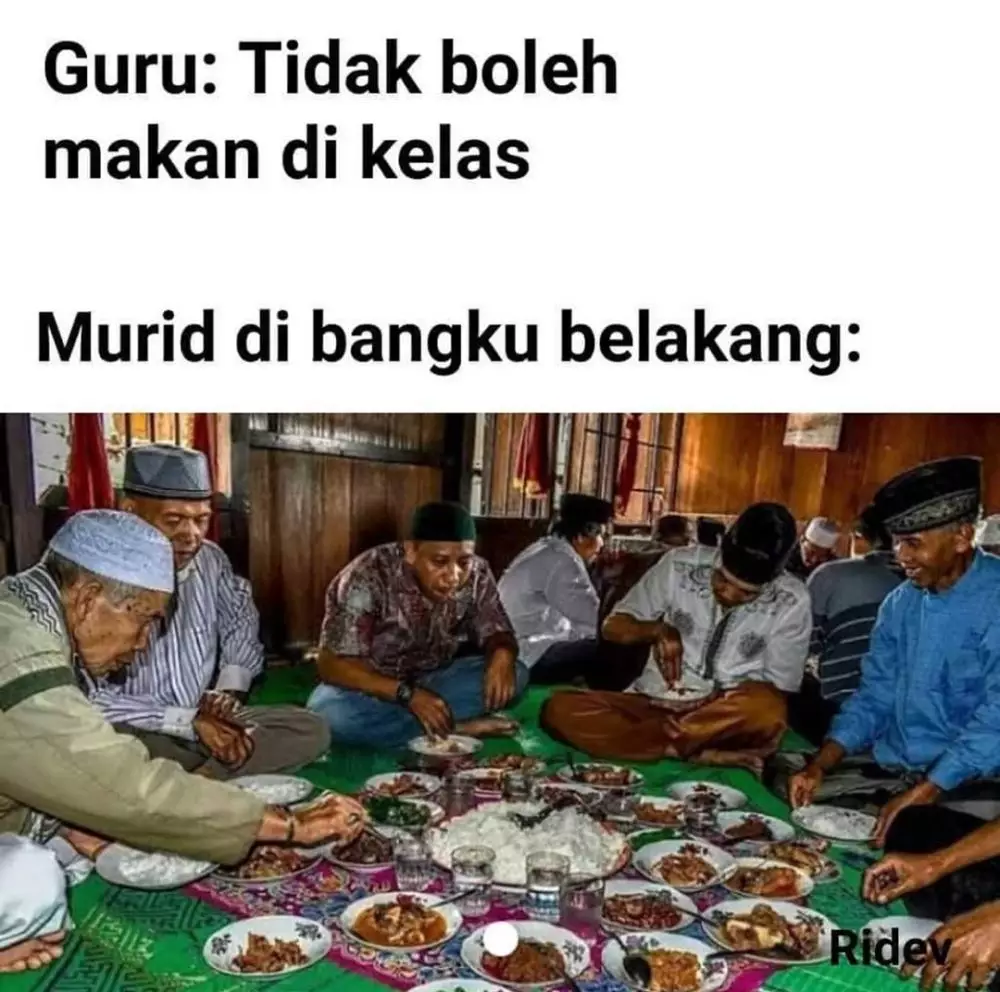 meme lucu tipe murid sekolah © 2020 instagram.com