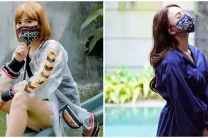 Gaya 10 seleb kenakan masker saat new normal ini tetap stylish