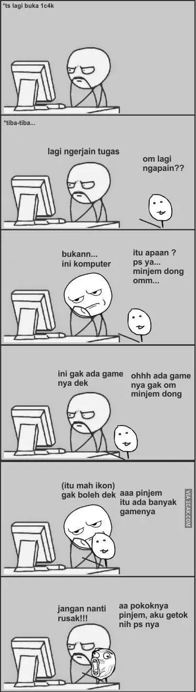 Meme kelakuan anak tetangga 1cak.com