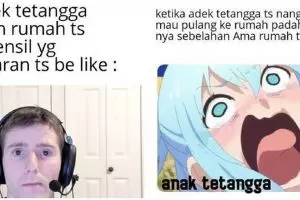 10 Meme kelakuan anak tetangga ini kocaknya bikin senyum kesal