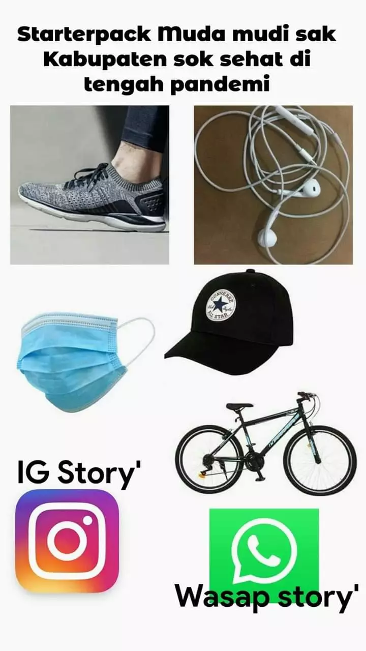 Meme penjual dan pembeli sepeda Berbagai sumber