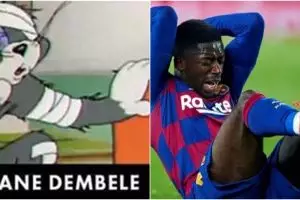 6 Cocoklogi kocak tokoh sepak bola dengan karakter Tom and Jerry