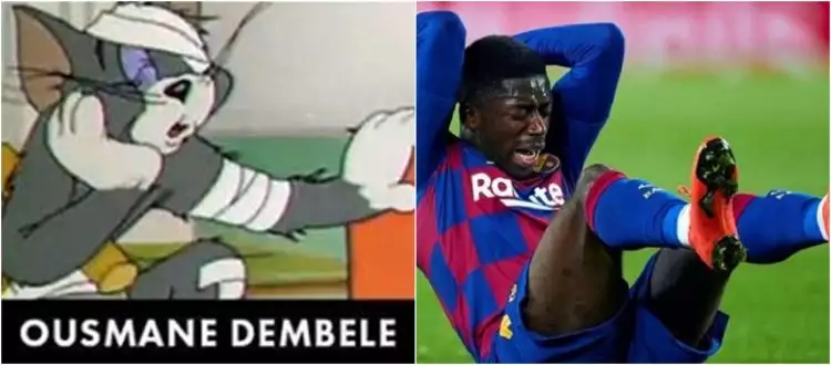 6 Cocoklogi kocak tokoh sepak bola dengan karakter Tom and Jerry