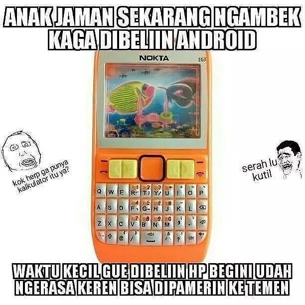 meme lucu rutinitas masa kecil © 2020 instagram.com