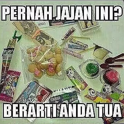 meme lucu rutinitas masa kecil © 2020 instagram.com