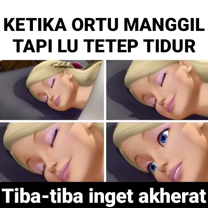Meme alasan bangun tidur Berbagai sumber
