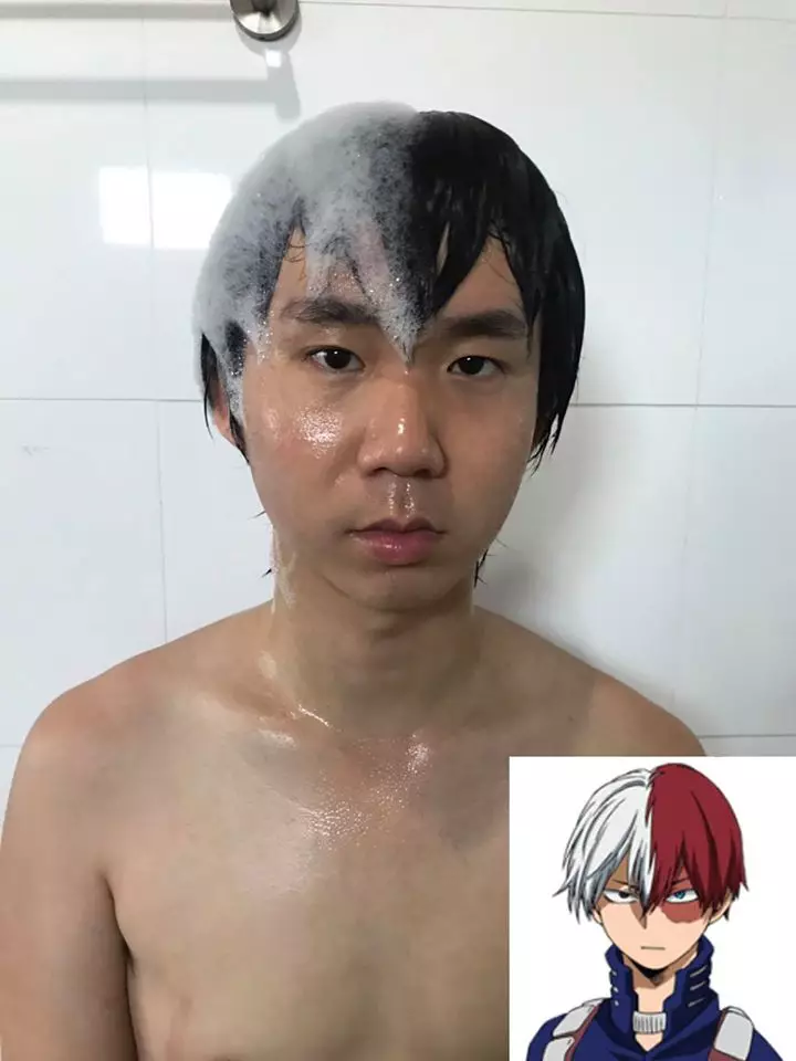 Gaya rambut orang keramas Facebook/บ้านกูเอง