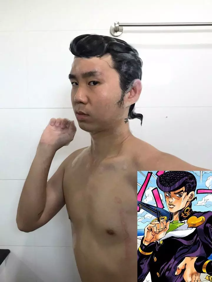 Gaya rambut orang keramas Facebook/บ้านกูเอง