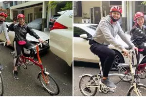 6 Momen seru Felicya Angelista sepedaan bareng 'Surplus Squad'