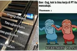 10 Meme lucu 'orang dalam' ini bikin fresh graduate senyum kecut