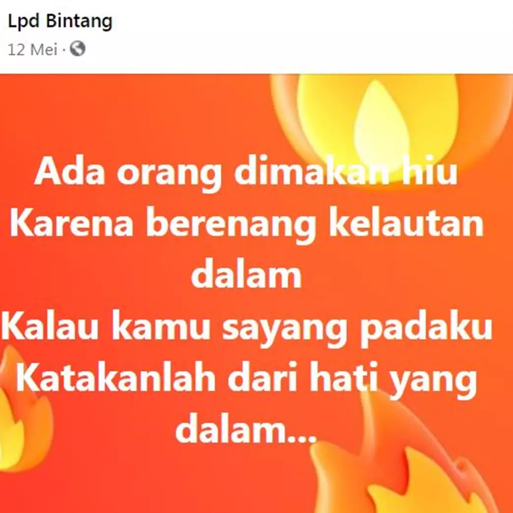 8 Status FB lucu pantun cinta-cintaan, bikin salah tingkah