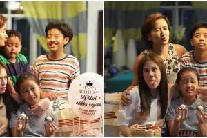 7 Potret ultah Widuri anak Widi Mulia, sederhana dirayakan di rumah